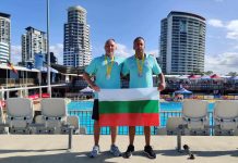 Плевенчанин е вицесветовен шампион от Световното първенство по плуване в Австралия Плевенчанинът Георги Славов (вдясно)