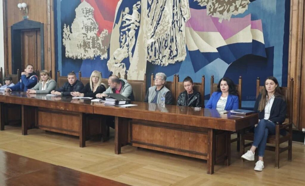 среща ремонт на зала "Спартак"