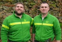 Безплатни огледи и консултации за озеленяване на външни пространства предлагат през месец май от КМ Грозданови ООД От ляво надясно: Мирослав и Калин Грозданови